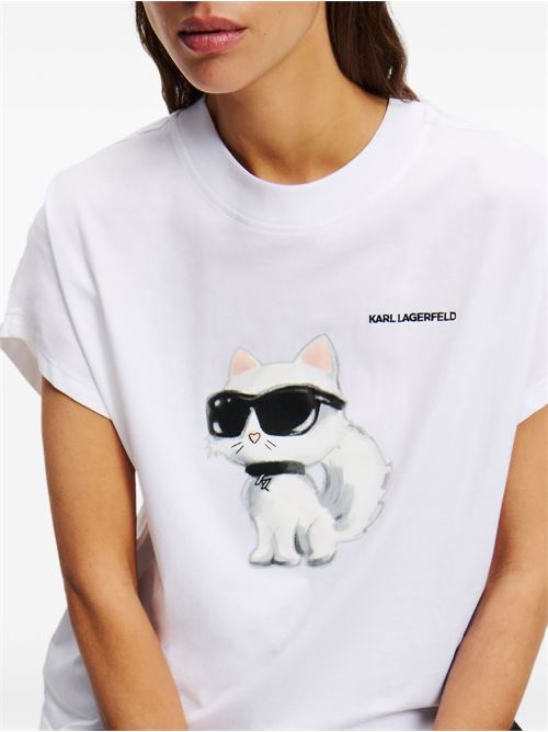 T-shirt donna maniche corte Karl Lagerfeld | A2W17115KK100